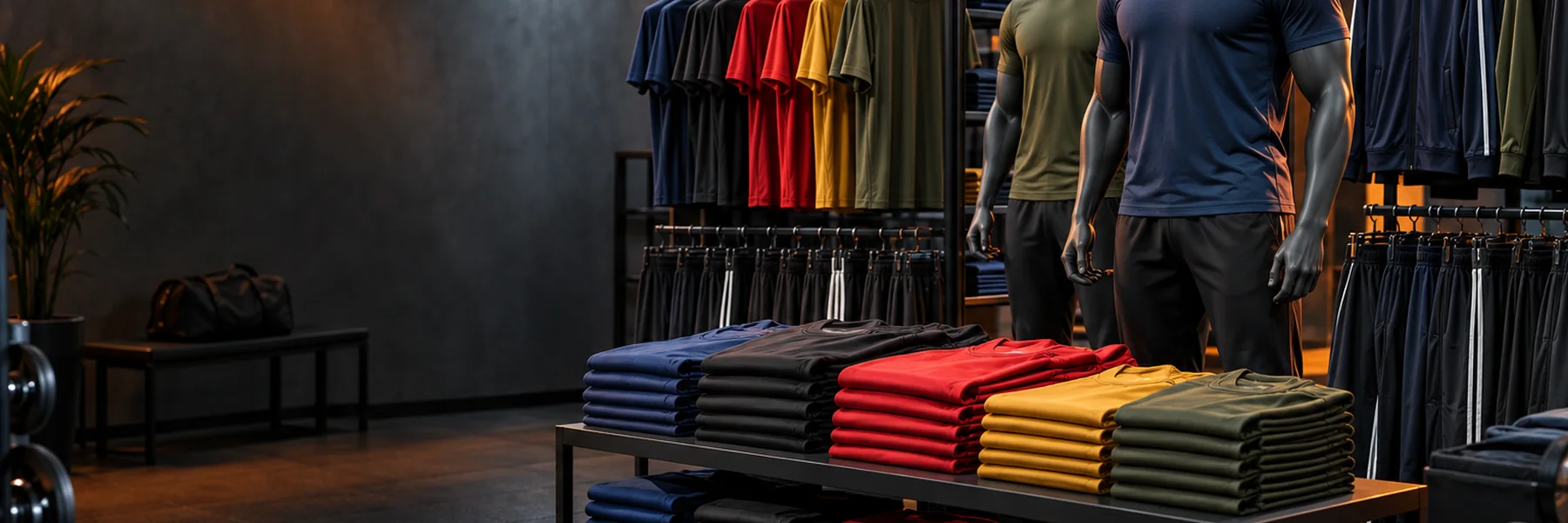Sportswear direct from the manufacturer — men's active tees & tracksuits
